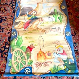 Cowboy Canvas wall hanging